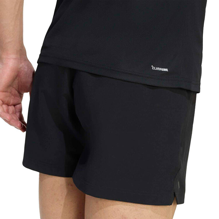 adidas Workout Essentials Basic Erkek Siyah Polo Yaka Tişört