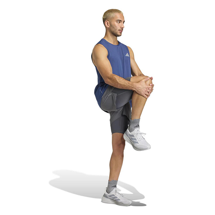 adidas Running Essentials Erkek Lacivert Yuvarlak Yaka Atlet