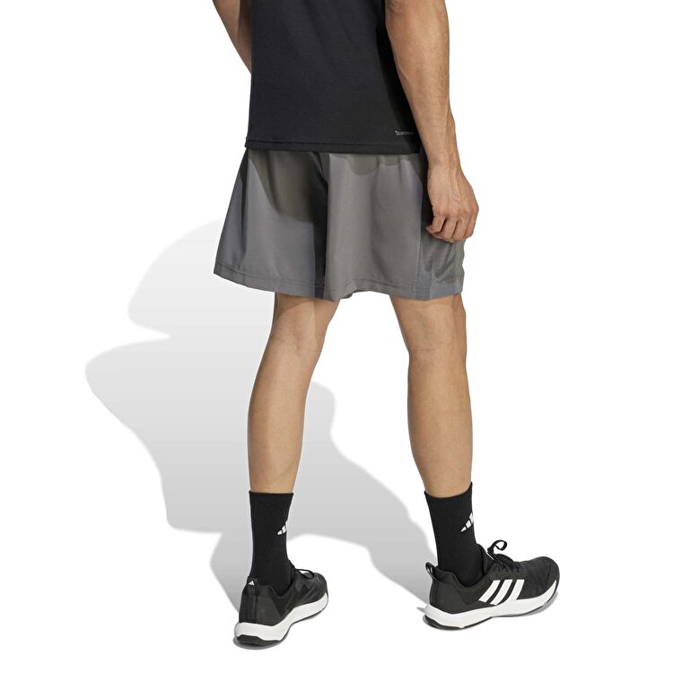 adidas Workout Essentials Base Woven Erkek Gri Şort