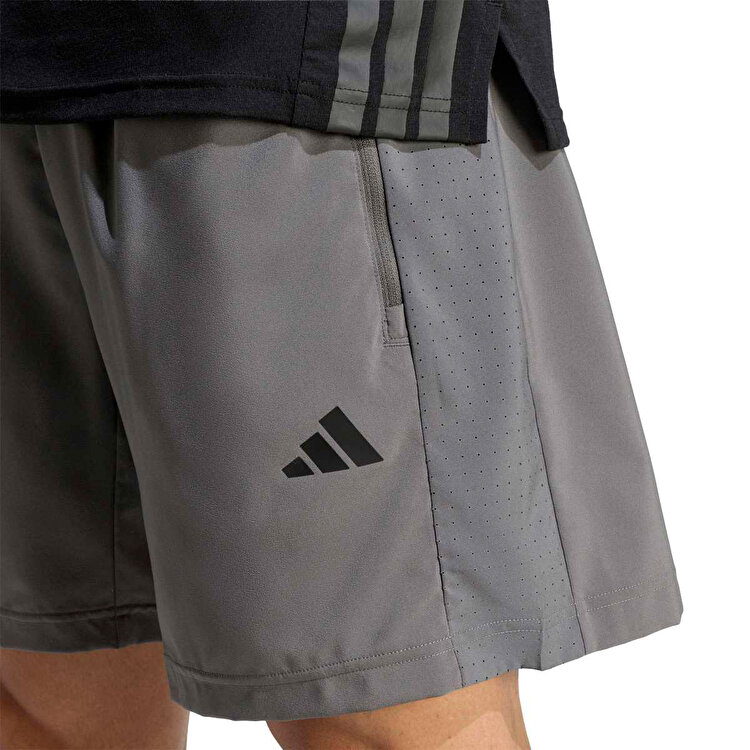 adidas Workout Essentials Base Woven Erkek Gri Şort