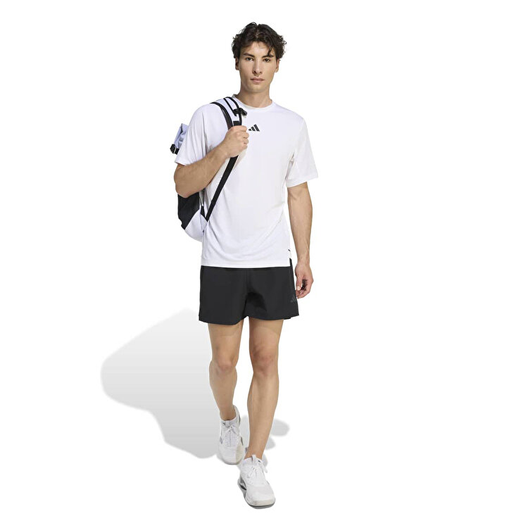 adidas D4T Essentials Erkek Beyaz Yuvarlak Yaka Tişört