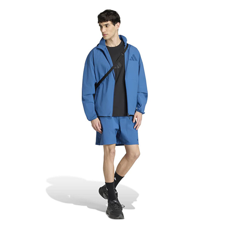 adidas Z.N.E. Woven Erkek Mavi Kapüşonlu Ceket KF1823 - Sporthink