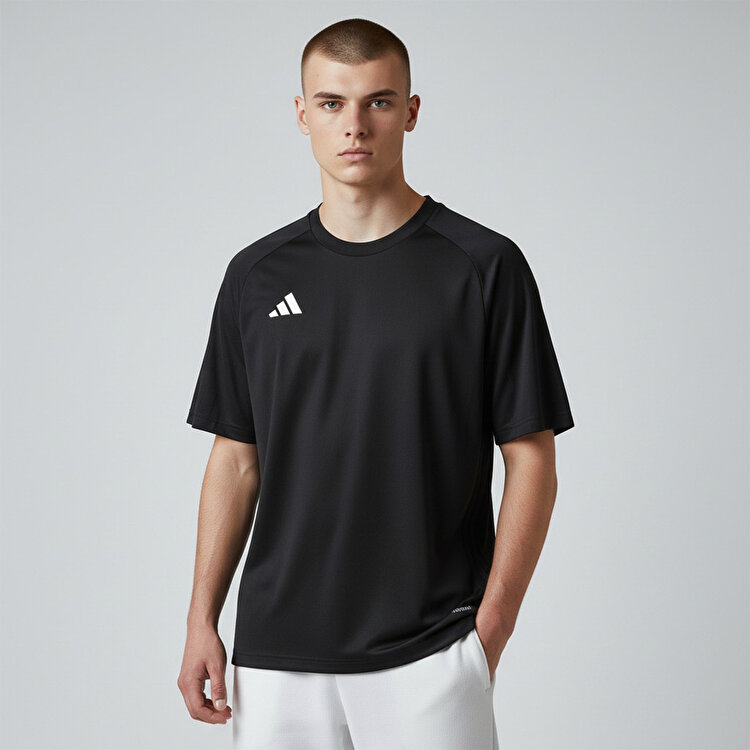 adidas Tabela 23 Jersey Erkek Siyah Yuvarlak Yaka Forma