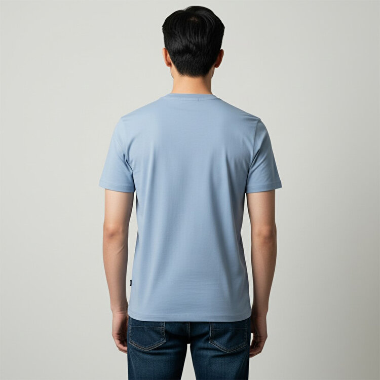 Jack&Jones Grayson Erkek Mavi Tişört