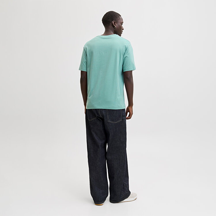 Jack&Jones Corp Graphic Erkek Yeşil Tişört 12268415-MIN - Sporthink