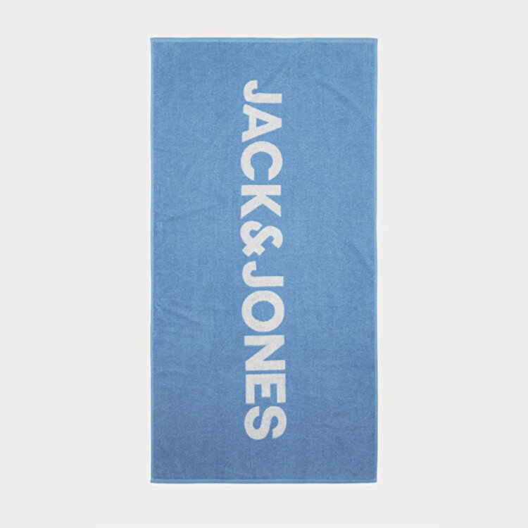 Jack&Jones Logo Beach Erkek Mavi Havlu