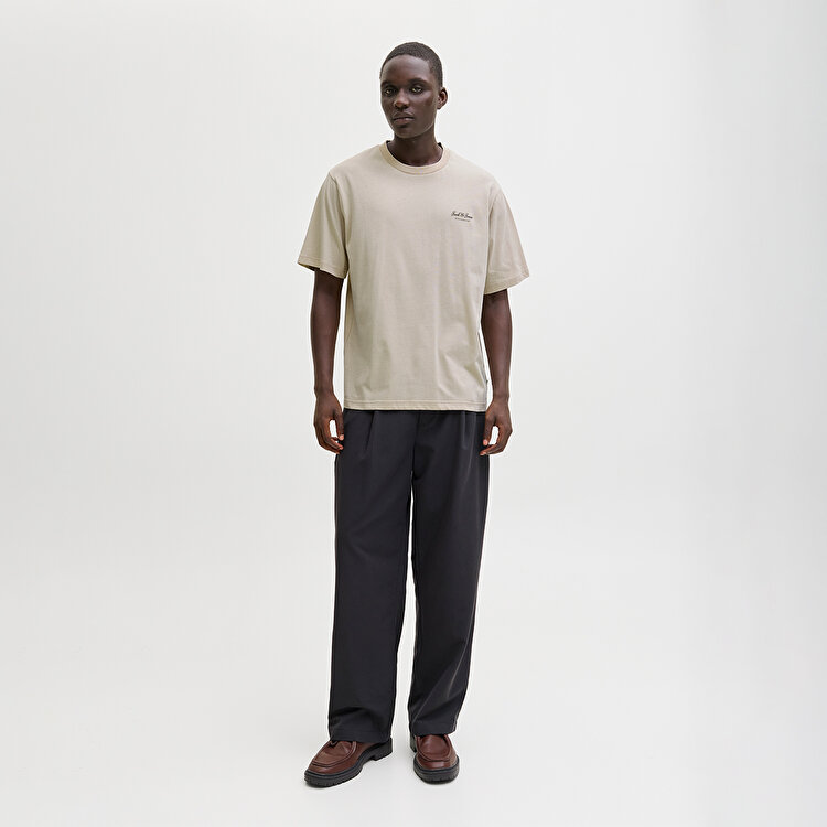Jack&Jones Archive Graphic Erkek Bej Tişört