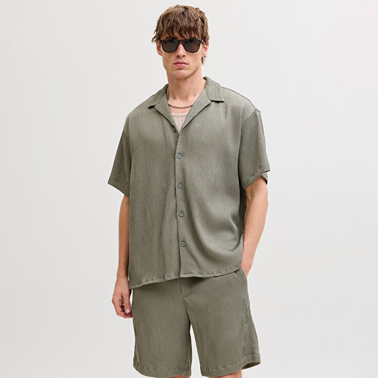 Jack&Jones Harrison Resort Erkek Haki Gömlek