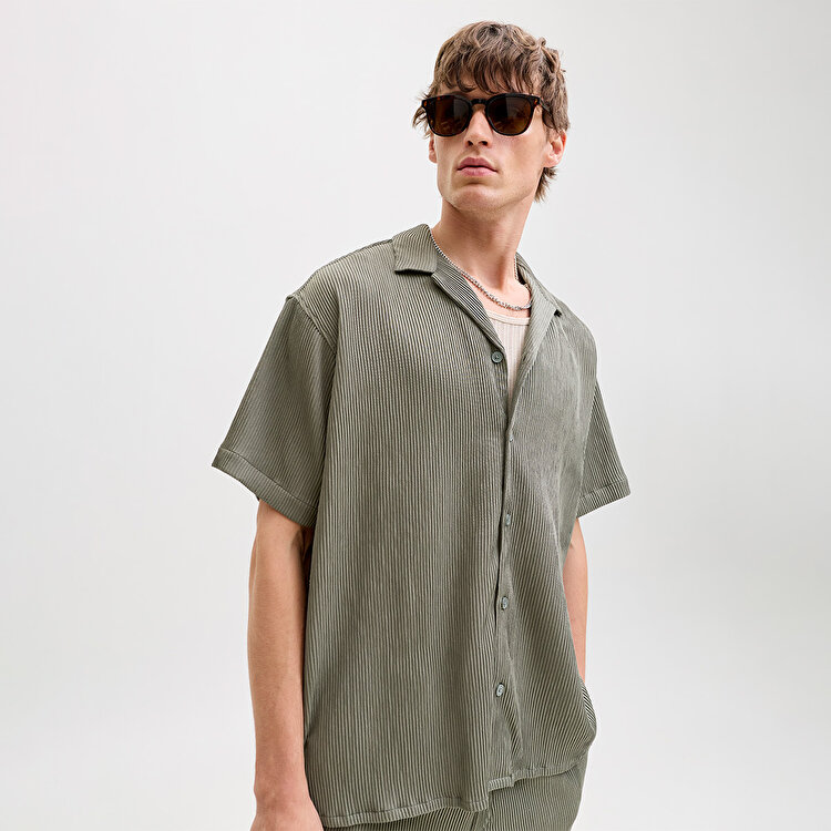 Jack&Jones Harrison Resort Erkek Haki Gömlek