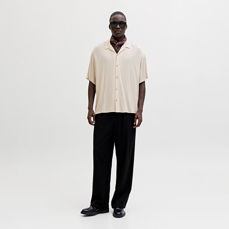 Jack&Jones Jeff Resort Solid Erkek Bej Gömlek