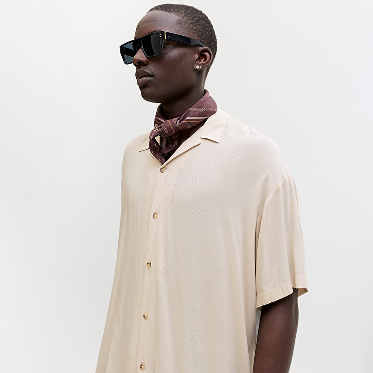 Jack&Jones Jeff Resort Solid Erkek Bej Gömlek