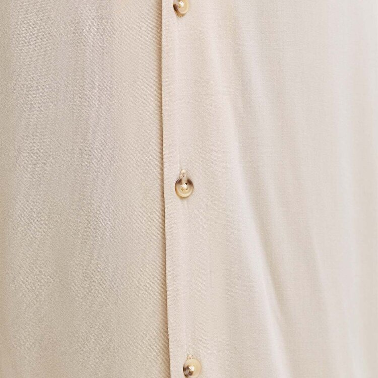 Jack&Jones Jeff Resort Solid Erkek Bej Gömlek