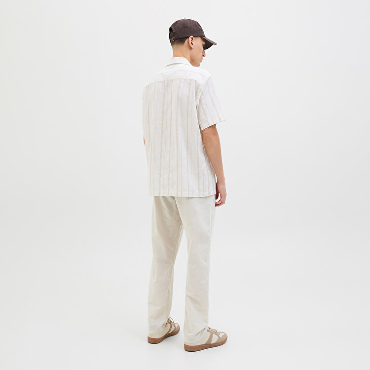 Jack&Jones Kane Summer Linen Blend Jogger Erkek Bej Pantolon