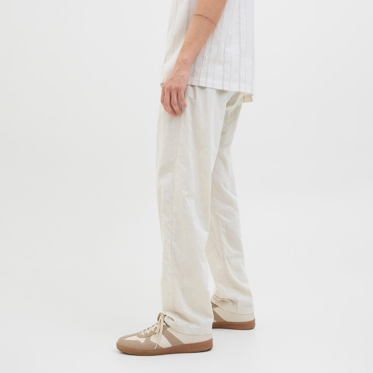 Jack&Jones Kane Summer Linen Blend Jogger Erkek Bej Pantolon