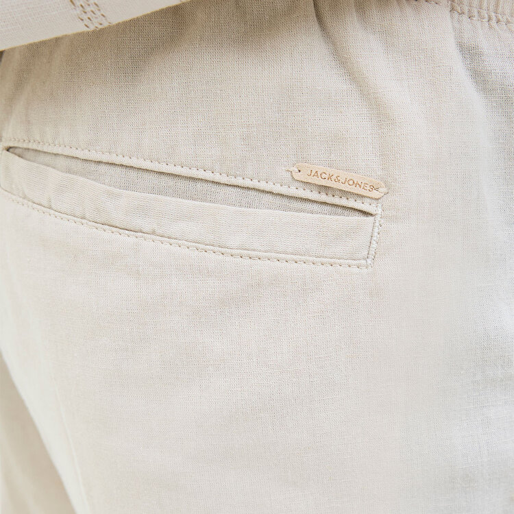 Jack&Jones Kane Summer Linen Blend Jogger Erkek Bej Pantolon