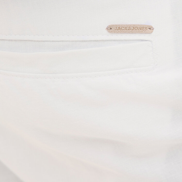 Jack&Jones Kane Summer Linen Blend Jogger Erkek Beyaz Pantolon