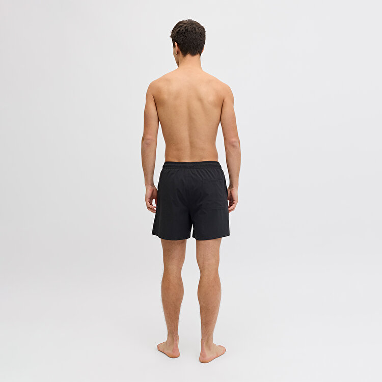 Jack&Jones Maui Tropic Solid Regular Erkek Siyah Mayo