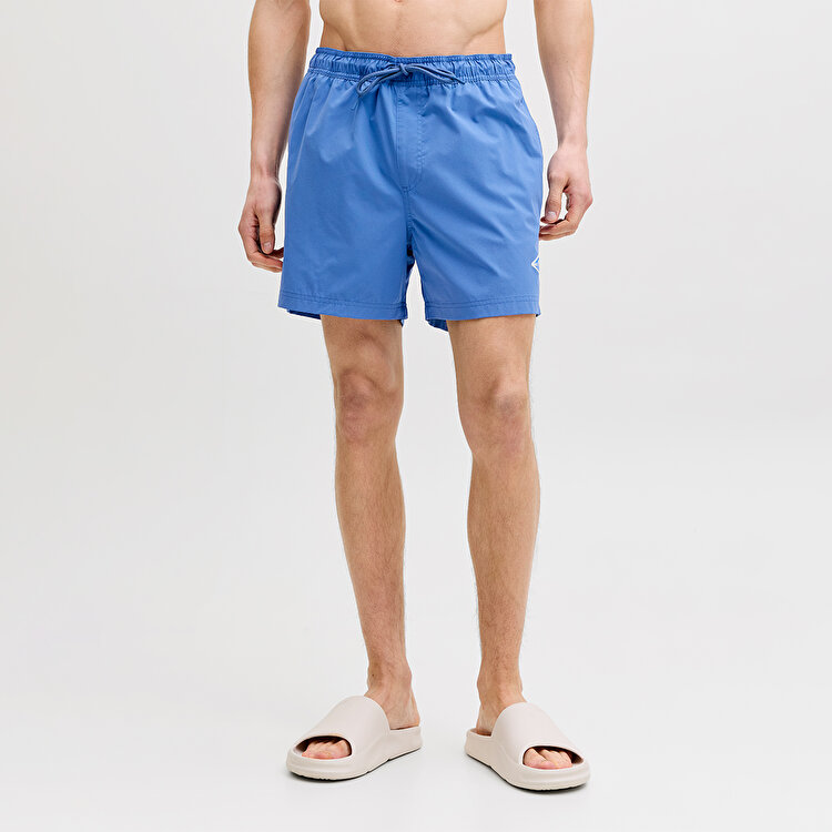 Jack&Jones Maui Tropic Solid Regular Erkek Mavi Mayo