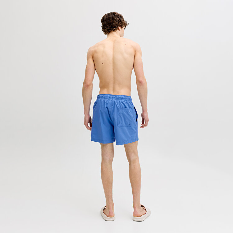 Jack&Jones Maui Tropic Solid Regular Erkek Mavi Mayo