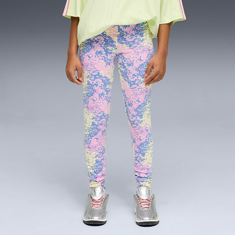 Puma Aop High Waist Kız Çocuk Tayt