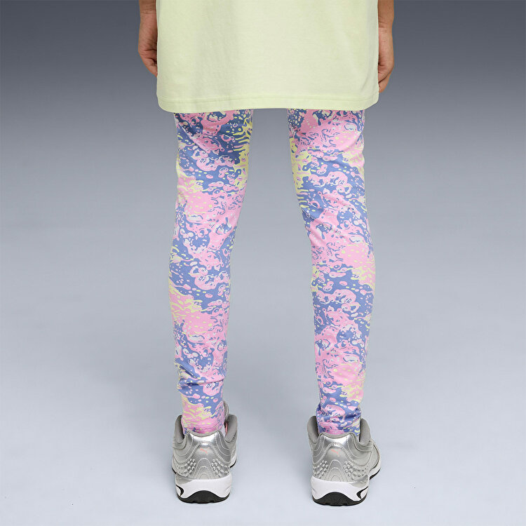 Puma Aop High Waist Kız Çocuk Tayt