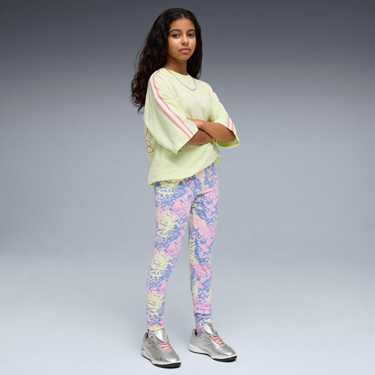 Puma Aop High Waist Kız Çocuk Tayt