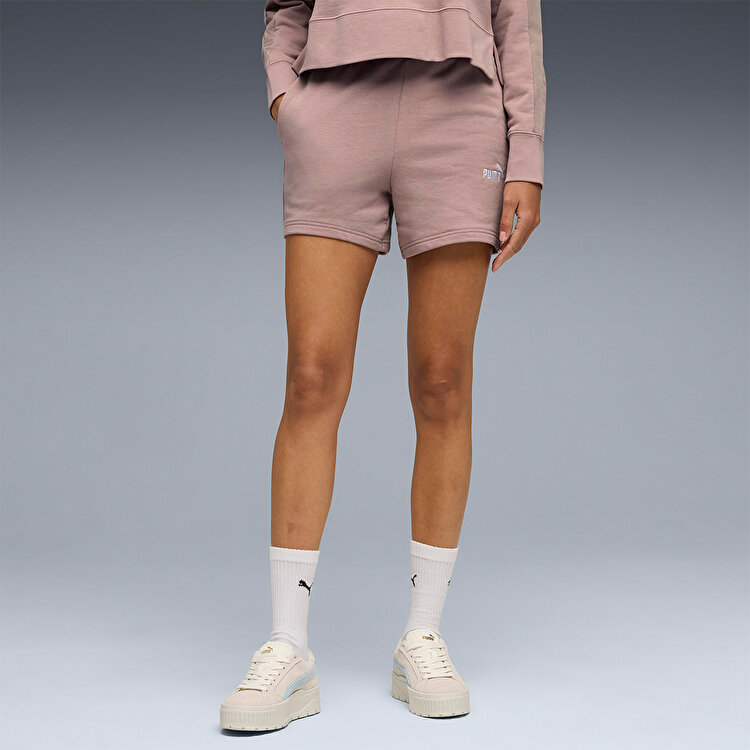Puma Essentials No 1 Logo Kadın Pembe Şort
