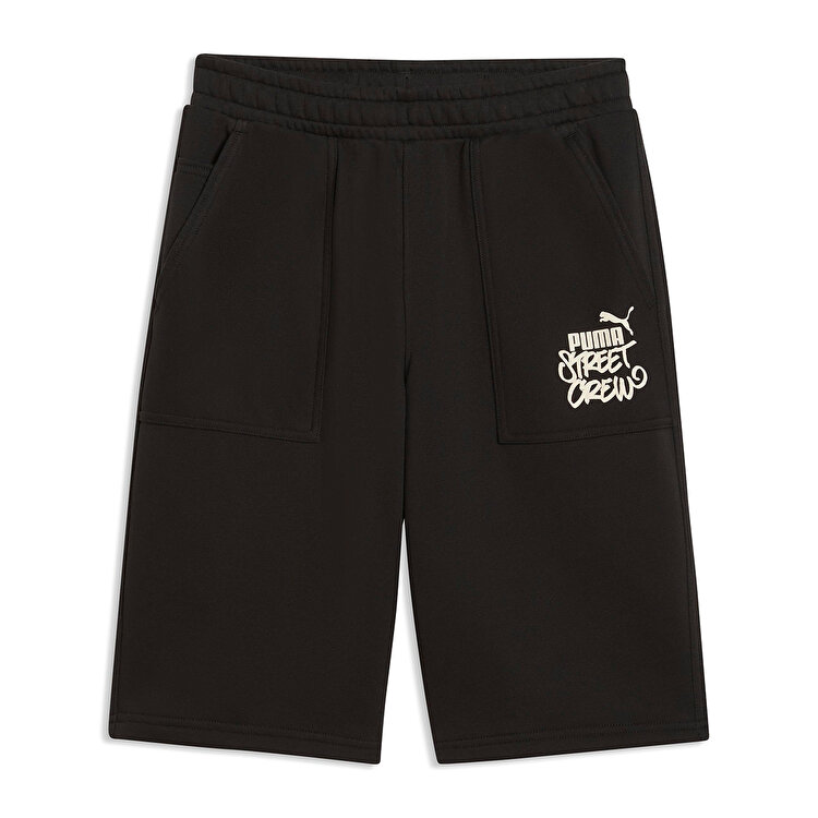 Puma Mid 90s Relaxed Long Erkek Çocuk Siyah Şort