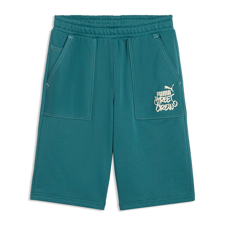 Puma Mid 90s Relaxed Long Erkek Çocuk Yeşil Şort