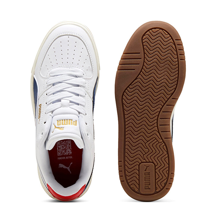 Puma Caven III Retro Jr Çocuk Beyaz Sneaker
