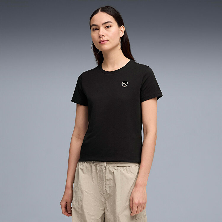 Puma Essential Elevated Kadın Siyah Tişört