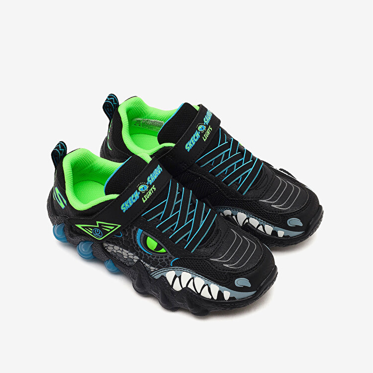 Skechers Skechosaurus Lights BC Erkek Çocuk Siyah Spor Ayakkabı