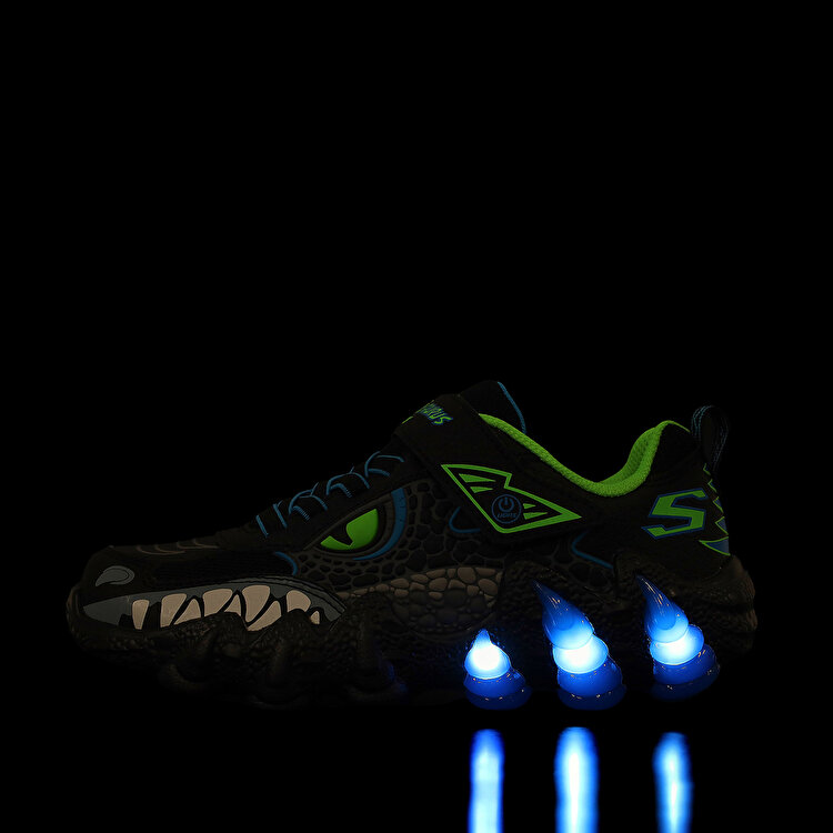 Skechers Skechosaurus Lights BC Erkek Çocuk Siyah Spor Ayakkabı