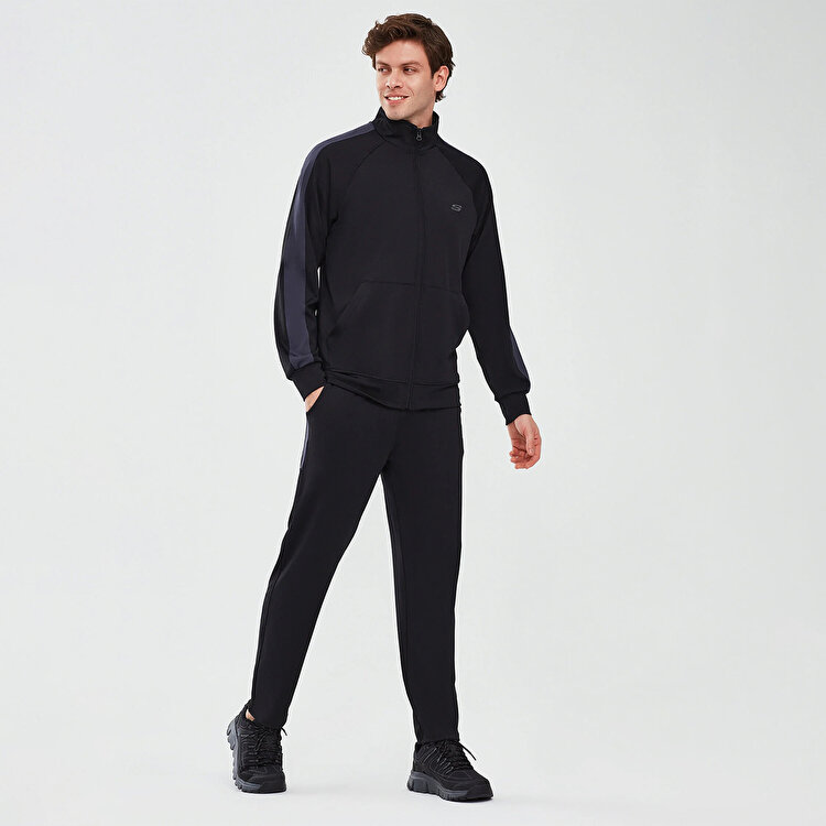 Skechers Performance Track Suit Erkek Siyah Eşofman Takımı