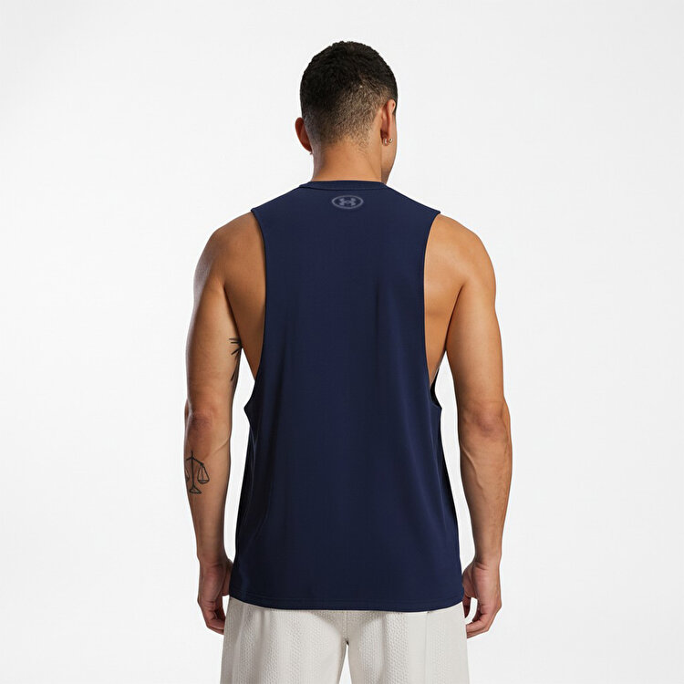 Under Armour Left Chest Cuf Off Erkek Lacivert Atlet