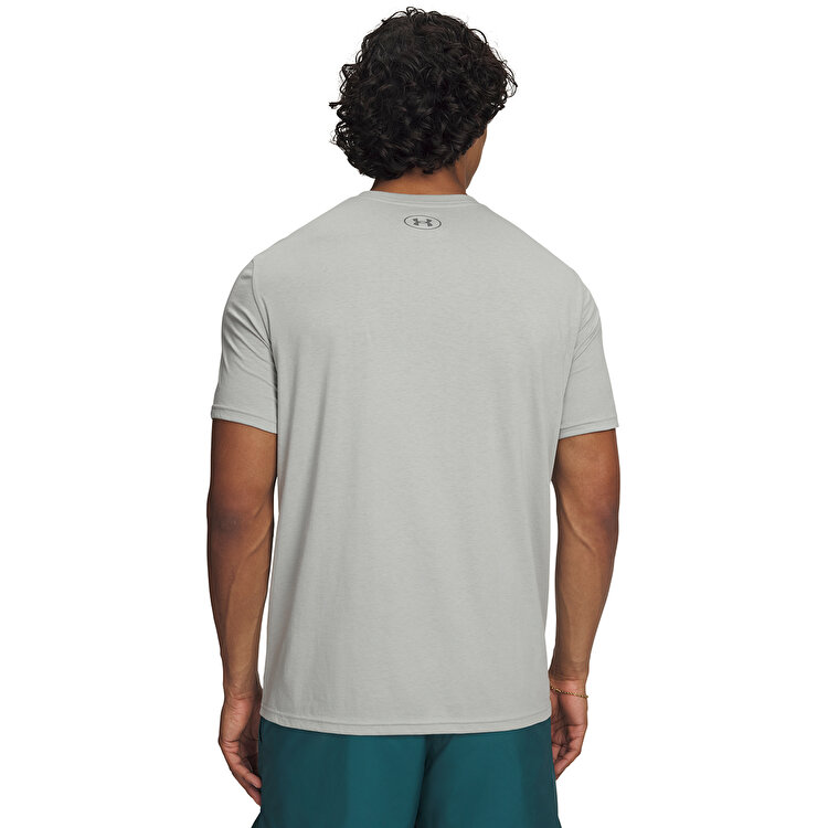 Under Armour Sportstyle Left Chest Erkek Gri Tişört