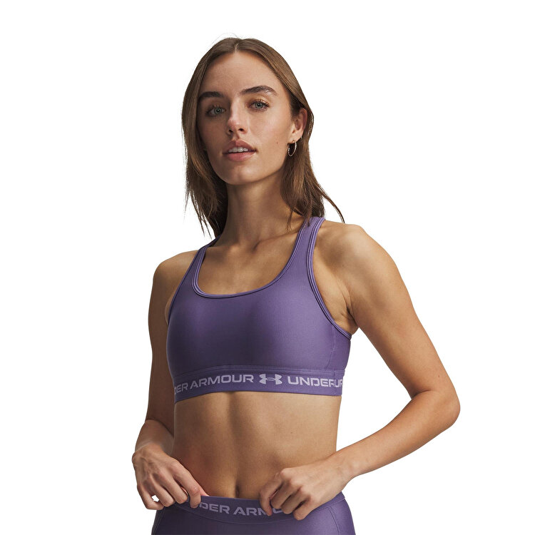 Under Armour Crossback Kadın Mor Sporcu Sütyeni