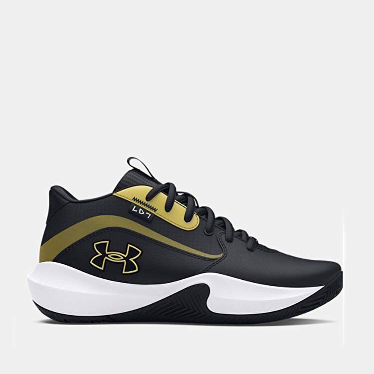 Under Armour Lockdown 7 Erkek Çocuk Siyah Basketbol Ayakkabısı