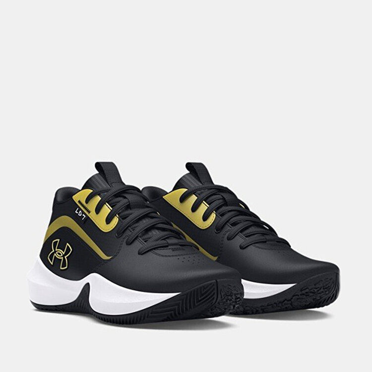 Under Armour Lockdown 7 Erkek Çocuk Siyah Basketbol Ayakkabısı