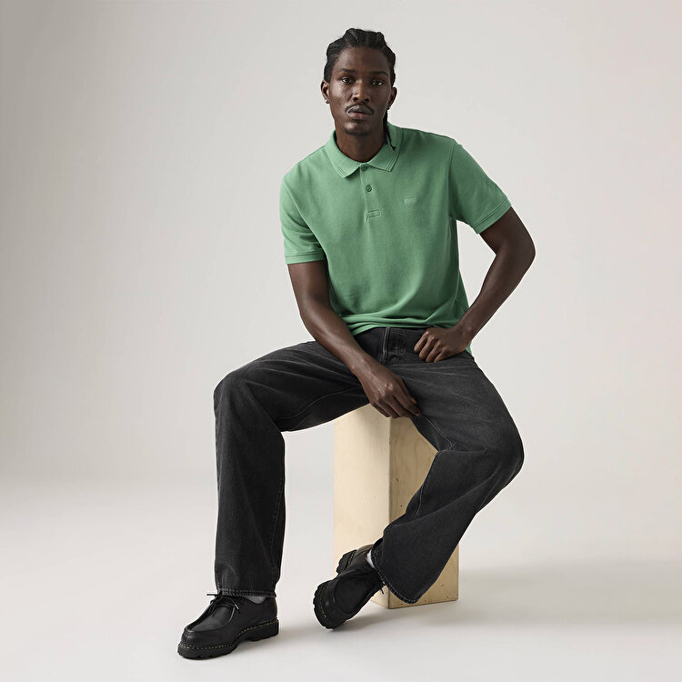 Levi's Original Erkek Yeşil Polo Yaka Tişört