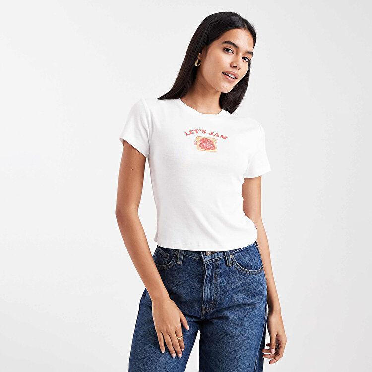 Levi's Graphic Essential Sporty Kadın Beyaz Tişört