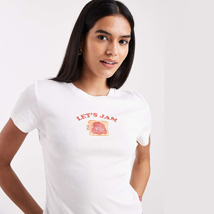 Levi's Graphic Essential Sporty Kadın Beyaz Tişört