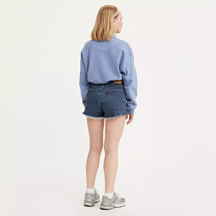 Levi's High Rise 501 Kadın Mavi Şort