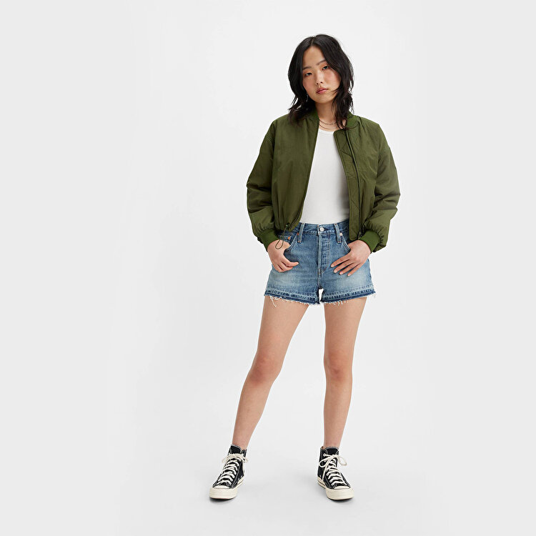 Levi's High Rise 501 Kadın Mavi Şort