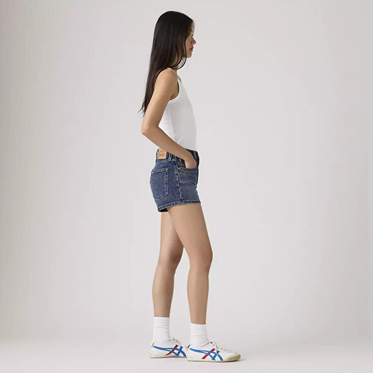 Levi's High Rise 501 Kadın Lacivert Şort