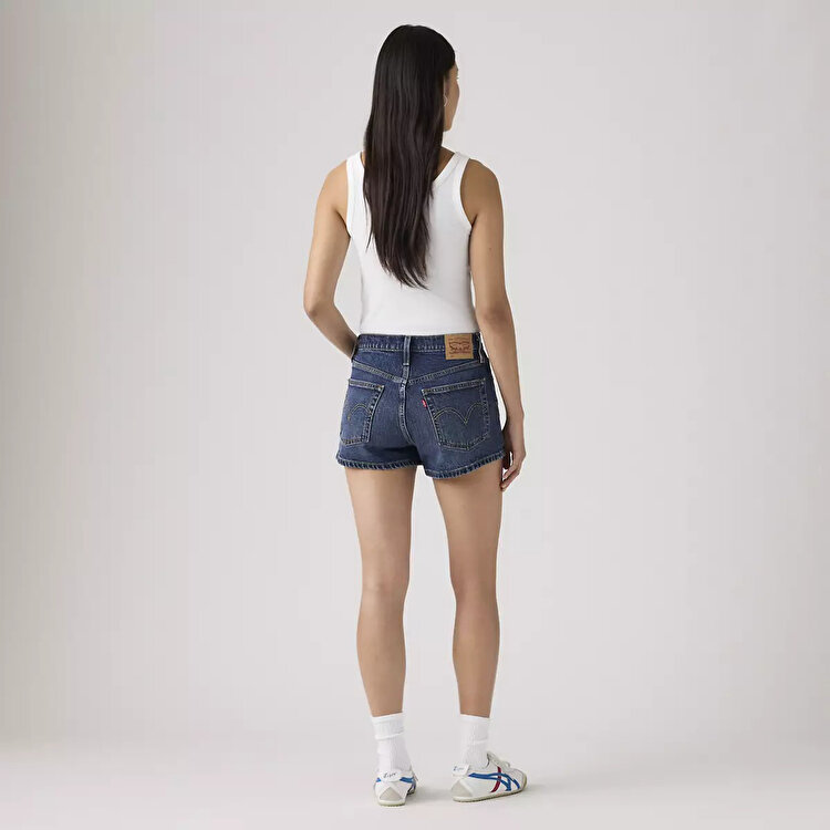 Levi's High Rise 501 Kadın Lacivert Şort