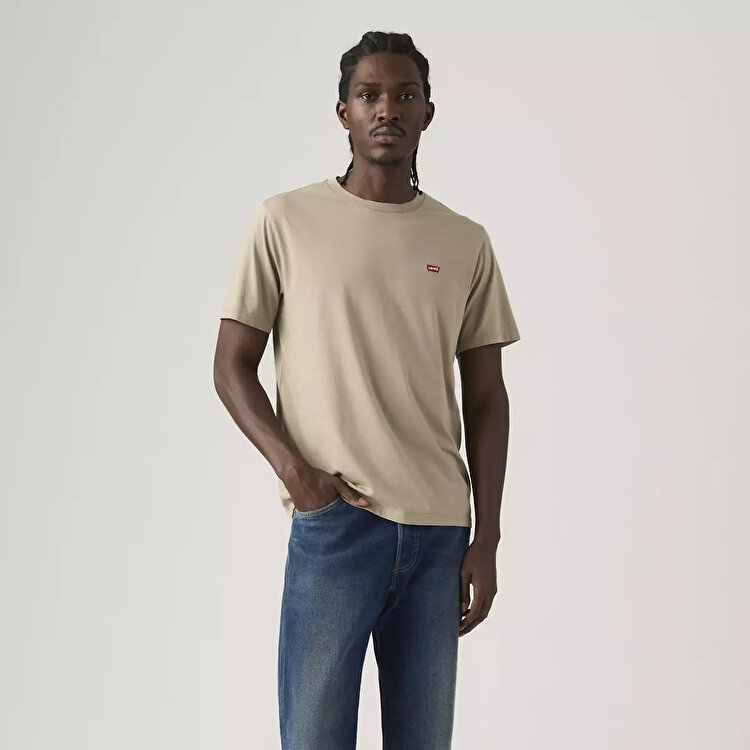 Levi's Original Housemark Erkek Bej Tişört
