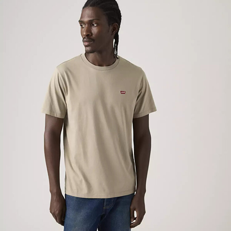 Levi's Original Housemark Erkek Bej Tişört