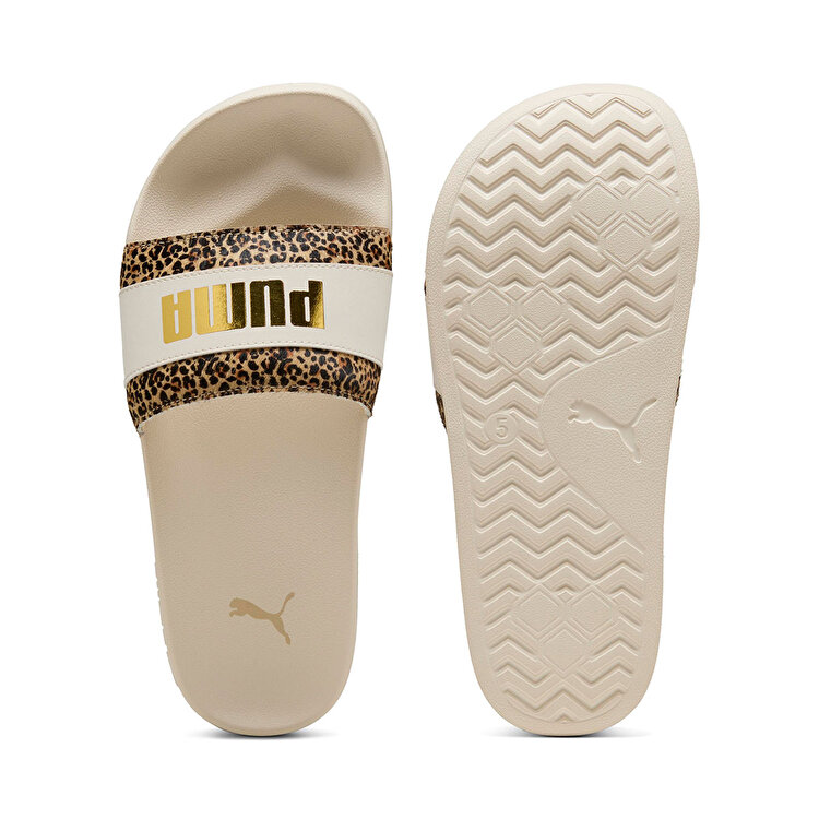 Puma Leadcat 2.0 Animal Flair Kadın Bej Terlik