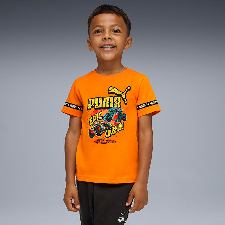 Puma Puma X Hot Wheels Erkek Çocuk Turuncu Tişört 63239526 - Sporthink